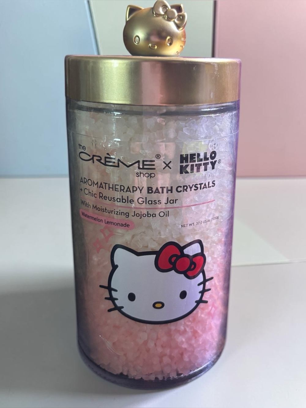NEW! The Creme Shop X Hello Kitty Aromatherapy Watermelon Lemonade Bath Crystal